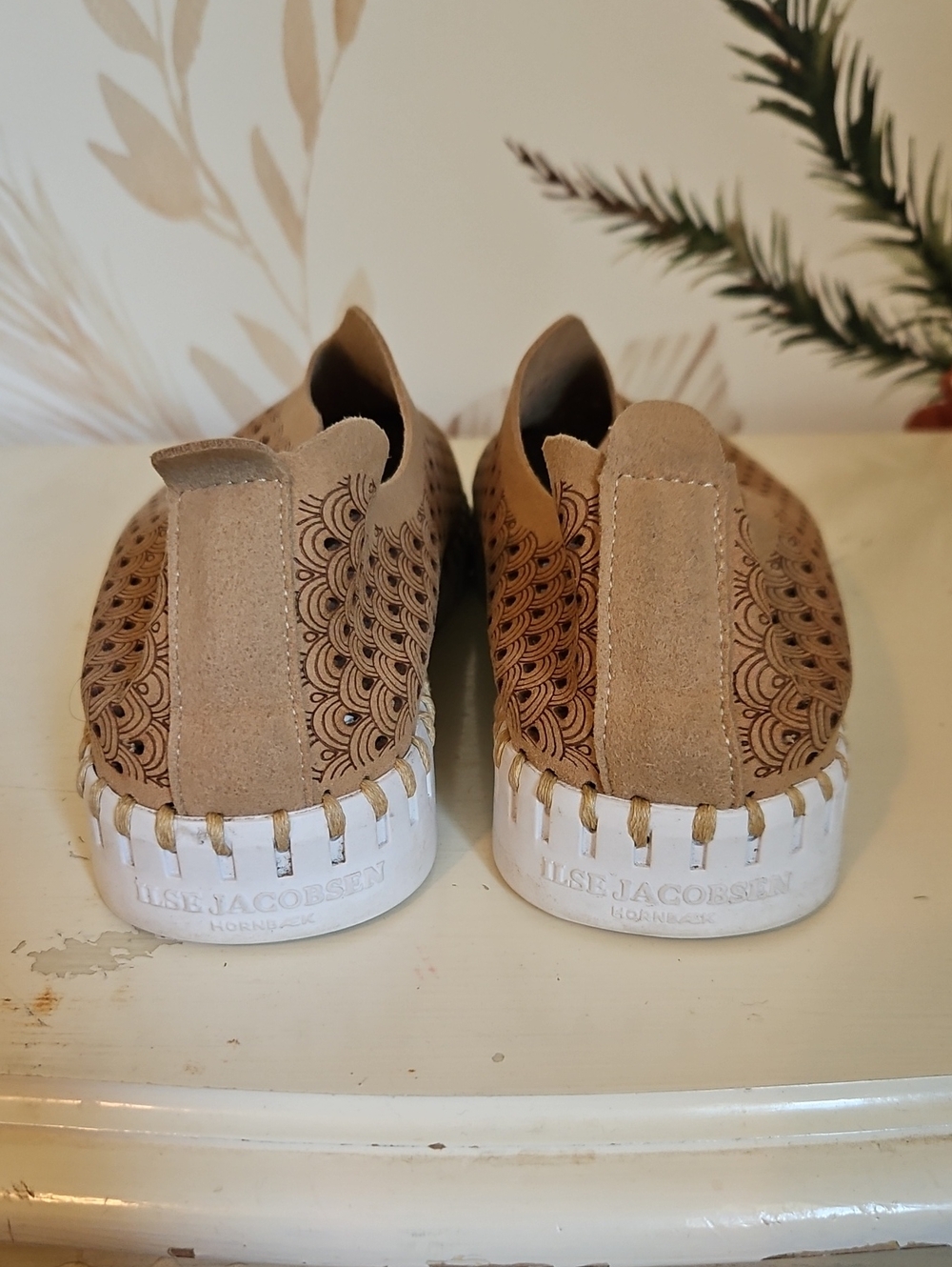 ILSE JACOBSEN Tulip Plateau Platform Slip-On Shoes EU 39, Scandinavian, Coastal - Picture 4 of 9